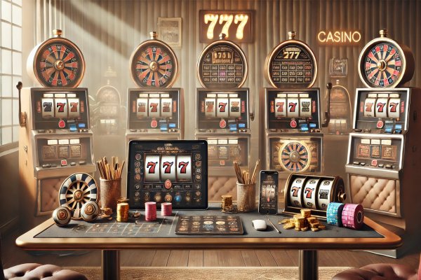 Игровые аппараты в ретро-стиле