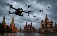 Дрон над Красной площадью